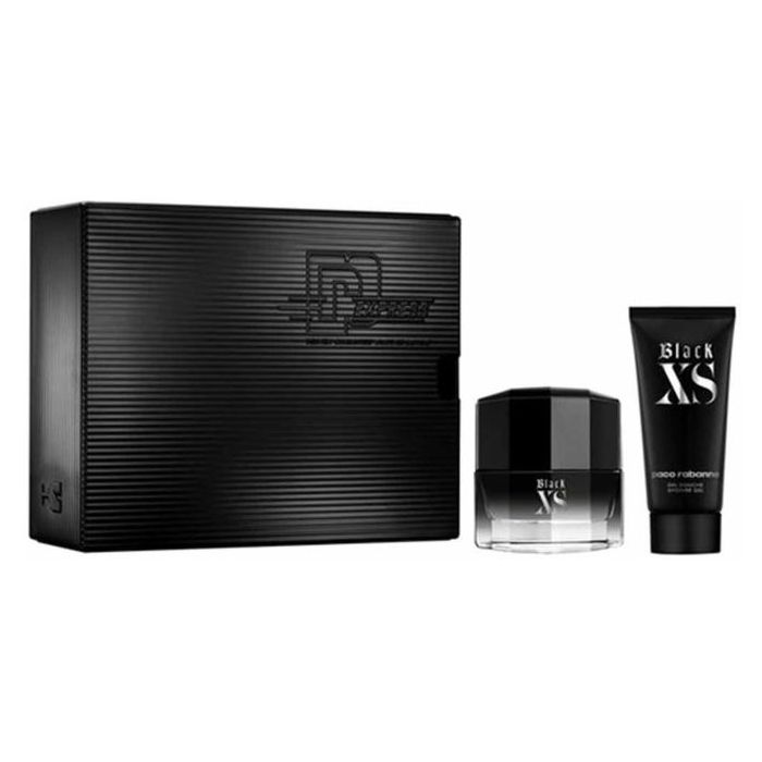 Paco Rabanne Black XS Men 50ml EDT Spray 100ml Shower Gel Direct Fragrance