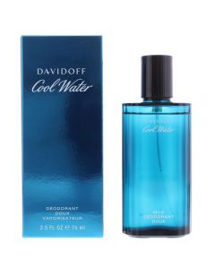 Davidoff Cool Water for Men 75ml Mild Deodorant Natural Spray