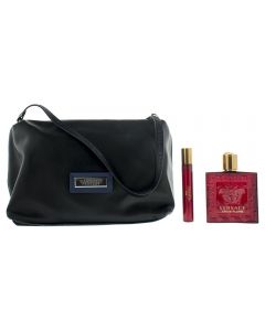 Versace Eros Flame 100ml EDP Spray / 10ml EDP Spray / Toiletry Bag