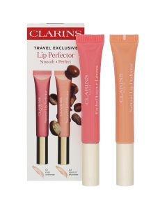 Clarins Instant Light Natural Lip Perfector Gift Set : Lipstick x 2 12ml