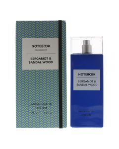 Aquolina Notebook Bergamot & Sandalwood Eau De Toilette 100ml