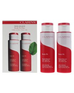 Clarins 2 Piece Gift Set: Body Fit Duo 2 x 200ml