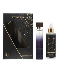 River Island Paris By Night 2 Piece Gift Set: Eau De Toilette 75ml - Body Mist 200ml