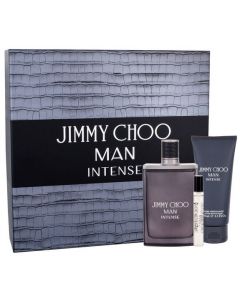 Jimmy Choo Man Intense 100ml EDT Spray / 100ml Aftershave Balm / 7.5ml EDT...