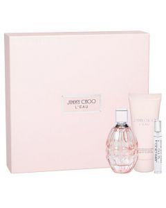 Jimmy Choo L'Eau 90ml EDT Spray / 100ml Body Lotion / 7.5ml EDT