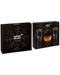 Montblanc Legend Night 100ml EDP Spray / 100ml Aftershave Balm / 100ml Show...