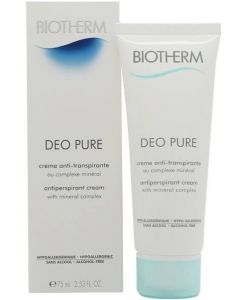 Biotherm 75ml Deo Pure Antiperspirant Cream