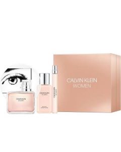 Calvin Klein Women 100ml EDP Spray / 100ml Body Lotion / 10ml EDP Spray